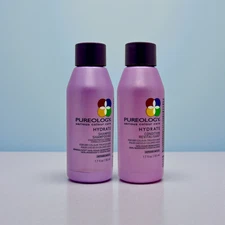 Pureology Hydrate Shampoo & Conditioner 1.7oz Duo Travel Size Set