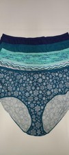 NWOT Assorted Comfort Choice 5 Pair Pack Cotton Brief Panties Size 13