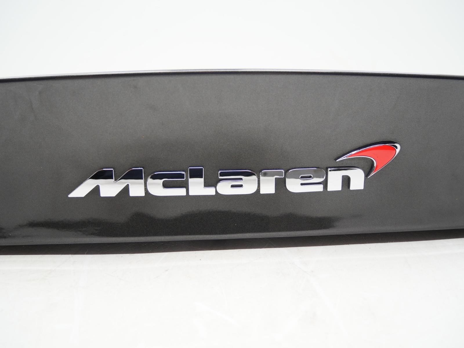Used Rear Bumper Upper Wing Trim Panel 2016-2021 McLaren 570S Blade Silver OEM