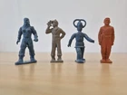 Assorted Vintage 1950s Marx Fantasy Tom Corbett Space Cadet Playset Vinyl Figure