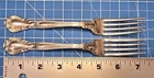 Two Vintage GORHAM Sterling Silver CHANTILLY 7" Forks NO MONO
