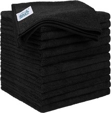 Microfiber Cleaning Cloth 12 Pack, 12.5 X 12.5 Inch Microfiber Towels for Cars