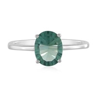 Cavill Ring GrüNer Fluorit 2,84Ct Oval Sterling Silber Damen Echtschmuck