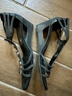 Ladies New York Transit Dressy Black Sandals With Stone Decoration 8 1/2 — photo 3