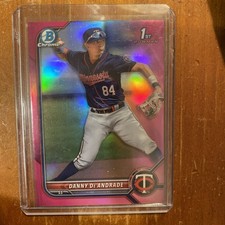 2022 Bowman Chrome Prospects Danny De Andrade #BCP-156 Fuchsia Refractor /199   