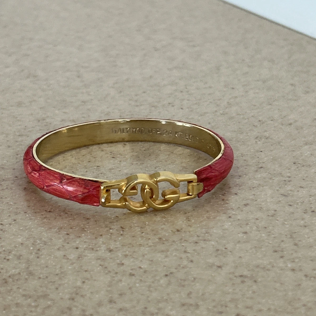 Gucci Red Bangle Fashion Bracelets for sale | eBay