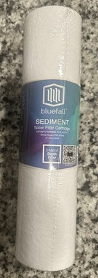 Bluefall Sediment Water Filter Cartridge, 5 Micron Depth, Universal POE 10''x2.5''