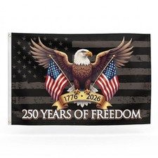 250 Years of Freedom American Flag 3x5 Ft,250th Anniversary USA 1776-2026, Patri