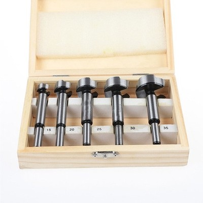 5 Pieces Multi-purpose Hole Drill Set High-carbon Steel for Ceramic Tile