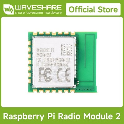 Official Raspberry Pi Radio Module 2, Supports 1 × 1 Single-band 2.4GHz Wi-Fi 4