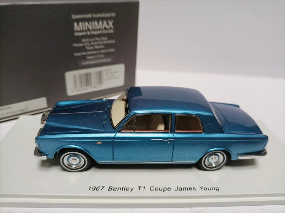 Spark 1:43 Bentley Luxury Sedan Model Bentley T1 Coupe James Young 1967 - Image 2 of 4