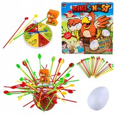 Gioco di Abilità Pollo Cestino Costruzione Uova | Gioco Pensiero per Bambini