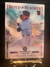 2025 Panini Boys of Summer Chandler Simpson Rookie RC 45/175 Rays Q221