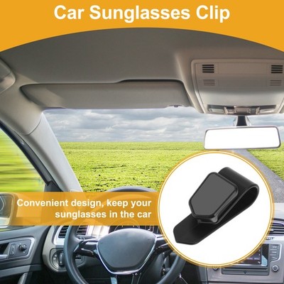 Sonnenbrillenclip Sonnenblenden Brillenhalter Clip Schwarz 8,2x3,3cm/3,23''x1,30''