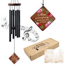 Windchime for Mother, 36" Memorial Wind Chimes for Loss of Mom, Sympathy Wind...