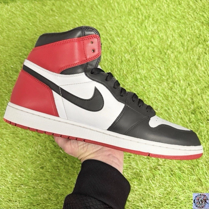 Nike Air Jordan 1 Retro Alto OG Puntera Negra 2016 Talla 14 Buen Estado 555088 125 Foto 4 de 4