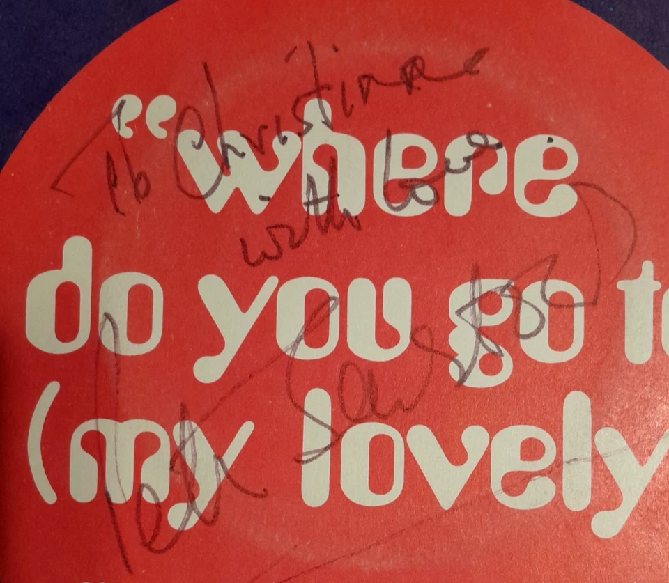 French Press SP PETER SARSTEDT Where do You... Dédicacé signé Pop BIEM 1970? - Image 3 of 3