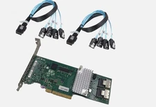 9211-8i 6Gbps HBA LSI FW:P20 IT Mode ZFS FreeNAS unRAID+2* SFF-8087 SATA From US