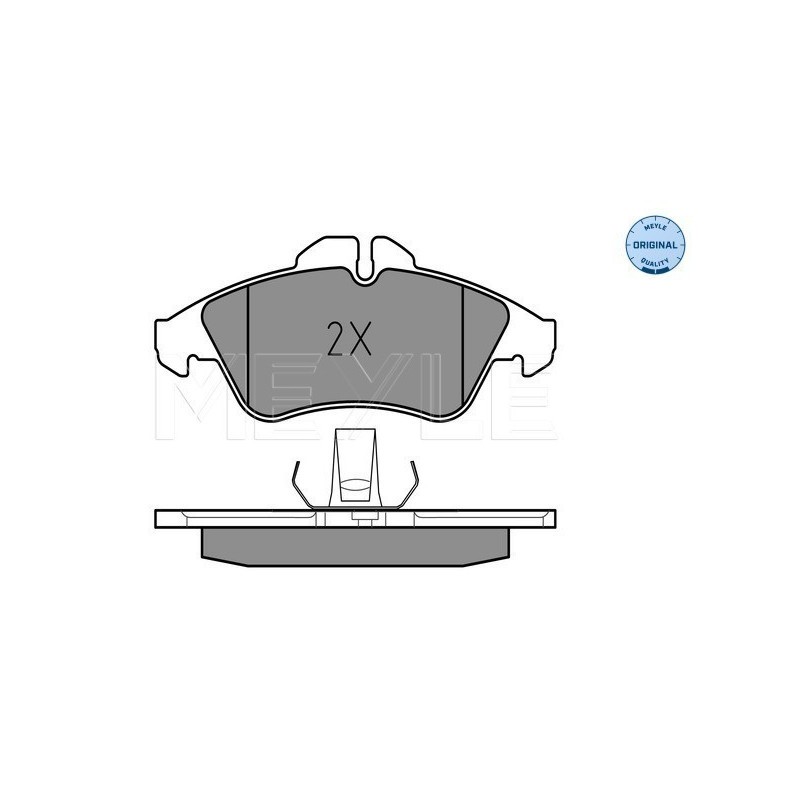 MEYLE 025 215 7620 Brake Pads Set Front for Sprinter LT Vito V