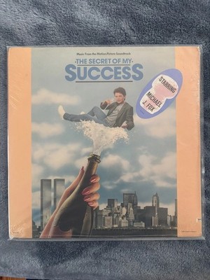 SEALED - The Secret of my Success 1987 Original soundtrack vinyl LP Cut Out