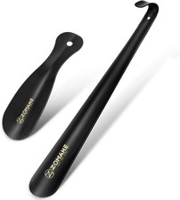 Shoe Horn Long Handle for Seniors Men Women,16.5" Metal Long Shoehorn for Boots