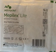 Mepilex Lite With Safetac Technology 10x10cm/4x4in  Ref # 284190  Lot of 10
