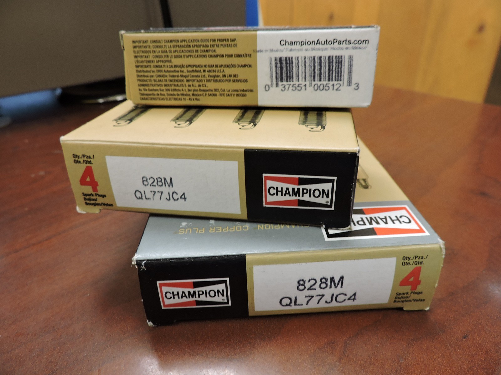 NEW CHAMPION COPPER PLUS MARINE 828M QL77JC4 SPARK PLUGS EACH