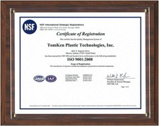 Slide-in Certificate Plaque and Document Holder Walnut 