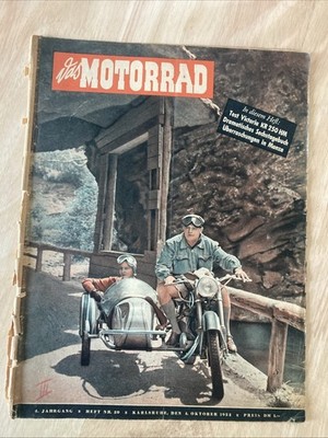 Das Motorrad Motorcycle Magazine No. 20 1952 Victoria KR250 HM etc.