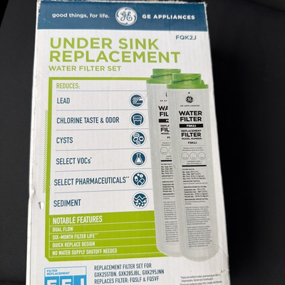 #ad #ad GE FQK2J Dual Flow Water Filter Replacement Fits GNK255TBN GXK285JBL GXK295JNN $29.99