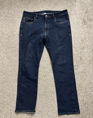 Stio Jeans Mens Size 36x31 Blue Rivet Jean Regular Straight Fit Mountain Life