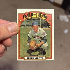 1972 Topps Baseball #655 - Jerry Grote - EX