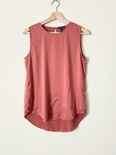 Eileen Fisher XS 100 silk dark pink tank top
