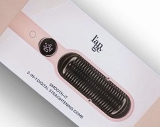 Factory Sealed - L'ange Smooth-It 2-in-1 Digital Straightening Brush Comb