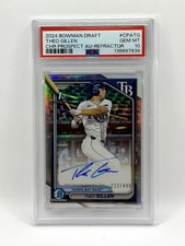 Theo Gillen 2024 Bowman Chrome Draft 1st Refractor Auto /499 PSA 10 🔥