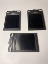 Lot of 3 Graflex Graphic 4x5 Film Holders