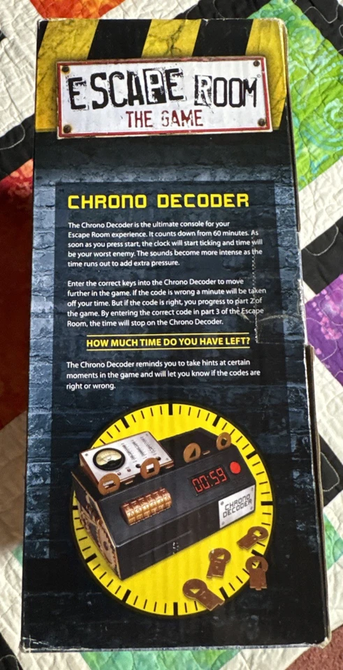 Escape Room The Game 4 Thrilling Escape Rooms with Chrono Decoder OPEN BOX - Image 3 of 4