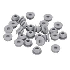 36 Pcs Silicone Hole Plug, Gray Fit for Bottle Pipes 6.5-7mm Inner Diameter