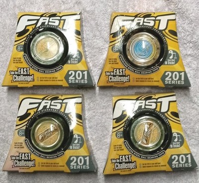 Hasbro F.A.S.T. Stainless Steel Ball Bearing YO-YO Lot of 4 Starburst Technology
