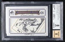 2009 SP Legendary Cuts Legendary Cuts 5/5 Rip Sewell #LC-65 BGS 8 Auto s7f