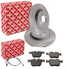 FEBI BREMSSCHEIBEN 300mm + BELÄGE HINTEN passend für JAGUAR XE XF X260 X760