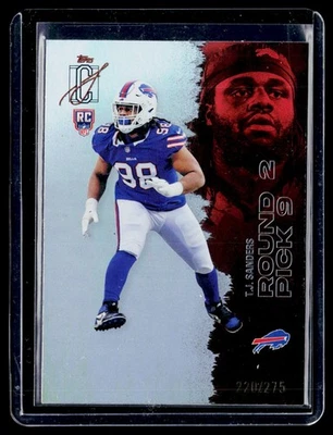 T.J. Sanders RC Silver /275 #218 2025 Topps Signature Class Football - Bild 1 von 2