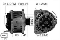 ERA 210568A Generator, Lichtmaschine FüR VW Polo (9N_)