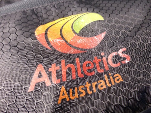 Athletics Australia Flame Team Issue Adidas Gym Sack Bag Cinch M69612 New - Picture 4 of 10