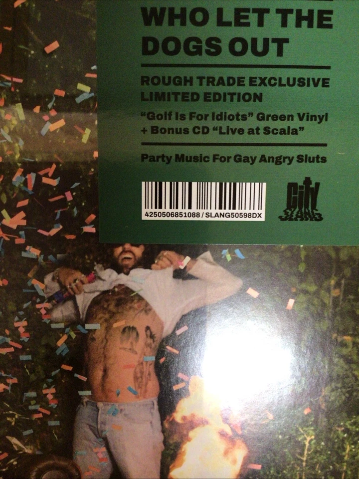 LAMBRINI GIRLS-LP GREEN VINYL+BONUS CD LIVE AT SCALA-WHO LET THE DOGS OUT-M/SLD - Image 4 of 4