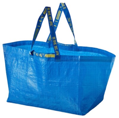 IKEA FRAKTA * Tragetasche Umzug Transport * 55 x  37 x 35 cm * blau * NEU & OVP