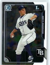 2015 Bowman Chrome Prospects #BCP67 Matt Andriese NM-MT Rays ID:18191