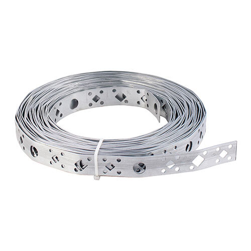 Timco Fixing Band Stainless Steel 20mmx10m Easy Bend Cut Steel Brace Suspending
