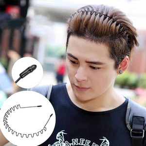 Cool Hair Band Metal Men Sports Wave Headband Women Hairband