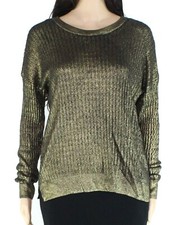 Michael Kors Women Sweater Black Small Knit Vented Pullover S XS